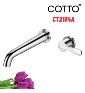 Vòi rửa mặt lavabo nóng lạnh gắn tường COTTO CT2184A