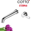 Vòi rửa mặt lavabo nóng lạnh gắn tường COTTO CT2184A