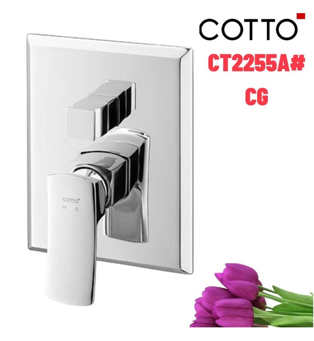Mặt nạ sen tắm âm tường COTTO CT2255A#CG