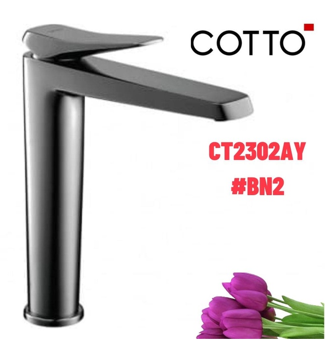Vòi rửa mặt lavabo nóng lạnh COTTO CT2302AY#BN2