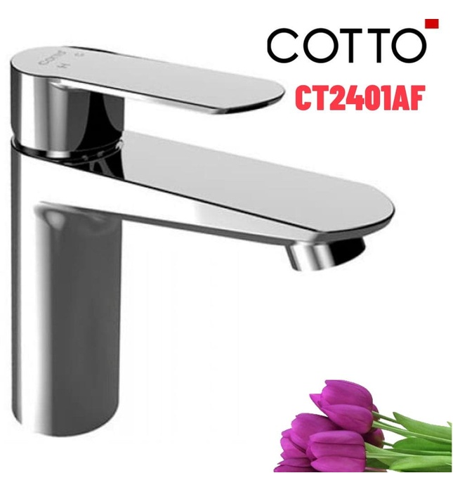 Vòi rửa mặt lavabo nóng lạnh COTTO CT2401AF