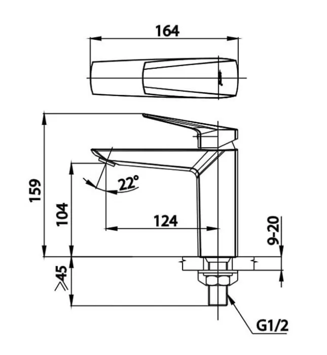 Vòi Lavabo Lạnh COTTO CT1235A