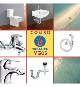 Combo thiết bị vệ sinh Viglacera VG03 (6008)