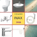 Combo thiết bị vệ sinh Inax IN08 (6025)