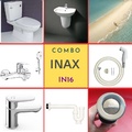 Combo thiết bị vệ sinh Inax IN16 (5004)