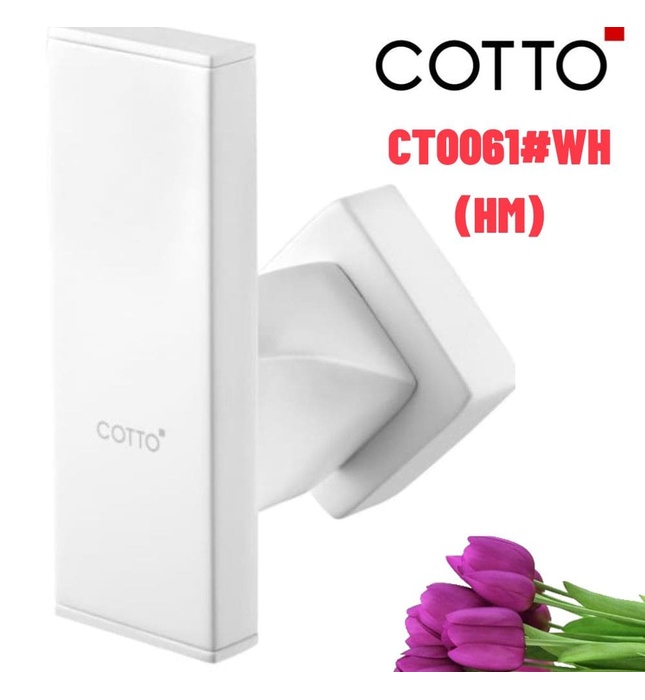 Móc áo đơn Cotto CT0061#WH(HM)