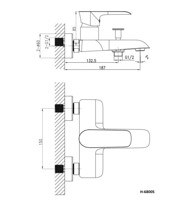 Sen Tắm Nóng Lạnh Huge H-6800S