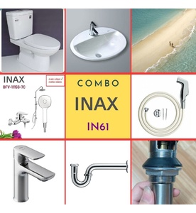 Combo thiết bị vệ sinh Inax IN61 (6004)