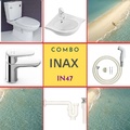 Combo thiết bị vệ sinh Inax IN47 (5001)