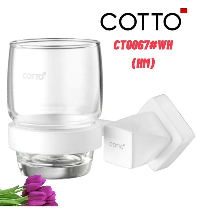 Kệ cốc đánh răng Cotto CT0067#WH(HM)