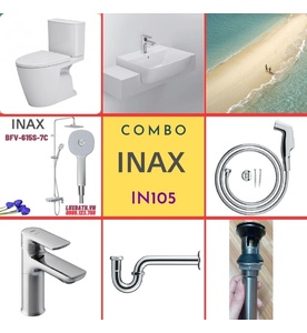 Combo thiết bị vệ sinh Inax IN105 S200 (7181)