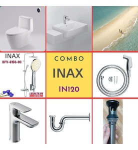 Combo thiết bị vệ sinh Inax IN120 S200 (7166)