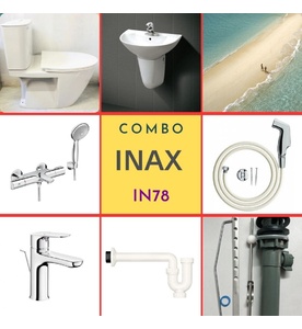 Combo thiết bị vệ sinh Inax IN78 (7207)