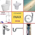Combo thiết bị vệ sinh Inax IN118 S200 (7168)