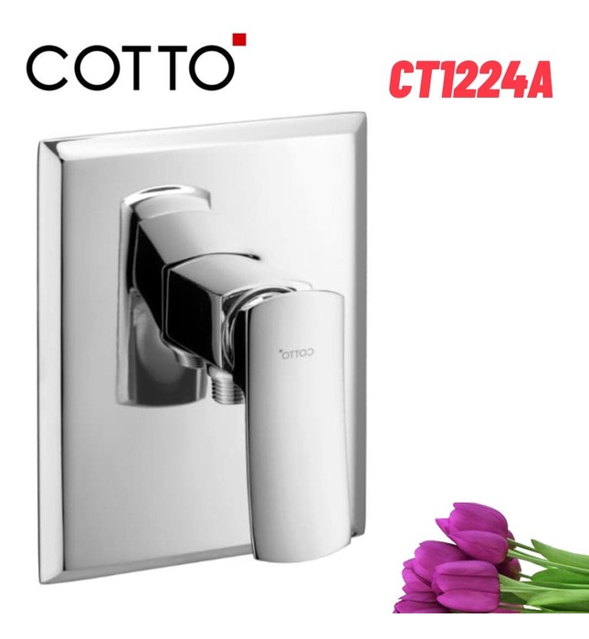 Mặt nạ sen tắm âm tường lạnh COTTO CT1224A