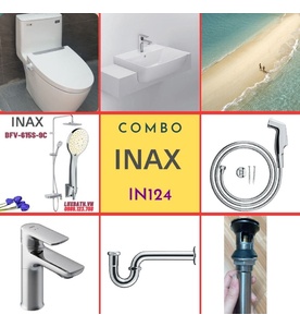 Combo thiết bị vệ sinh Inax IN124 S200 (7162)