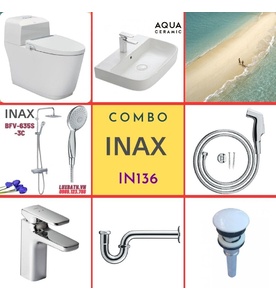 Combo thiết bị vệ sinh Inax IN136 S400 (7150)
