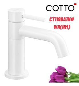 Vòi rửa mặt lavabo lạnh COTTO CT1198A1N#WH(HM)