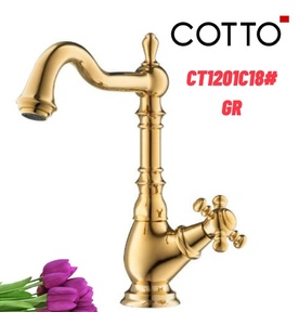 Vòi rửa mặt lavabo lạnh COTTO CT1201C18#GR