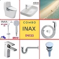 Combo thiết bị vệ sinh Inax IN133 S400 (7153)