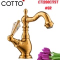 Vòi rửa mặt lavabo lạnh COTTO CT1200C17ST#GR