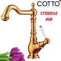 Vòi rửa mặt lavabo lạnh COTTO CT1201C42#GR