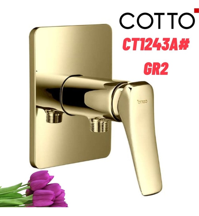 Mặt nạ sen tắm âm tường COTTO CT1243A#GR2