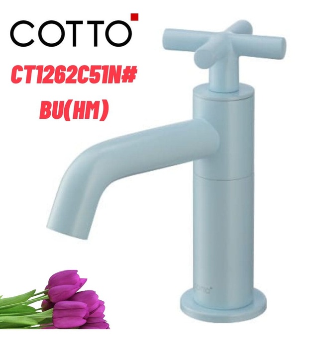 Vòi rửa mặt lavabo lạnh COTTO CT1262C51N#BU(HM)