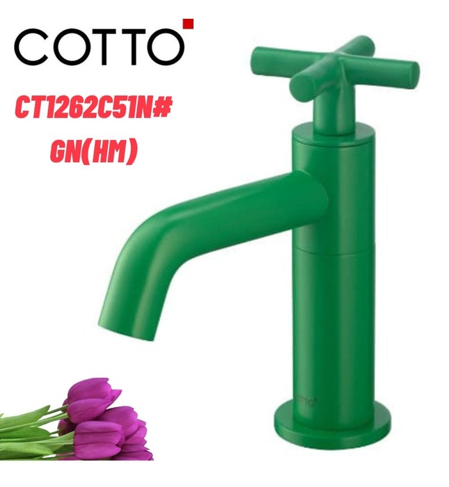 Vòi rửa mặt lavabo lạnh COTTO CT1262C51N#GN(HM)