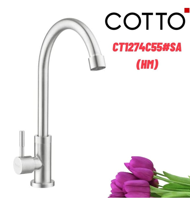 Vòi rửa bát lạnh COTTO CT1275C55#SA(HM)