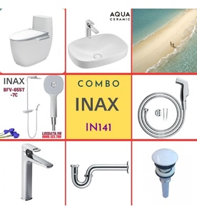 Combo thiết bị vệ sinh Inax IN141 S600 (7145)