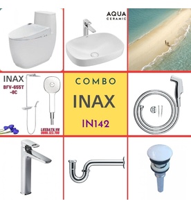 Combo thiết bị vệ sinh Inax IN142 S600 (7144)