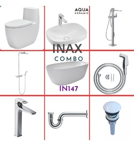 Combo thiết bị vệ sinh Inax IN147 S600 (9128)