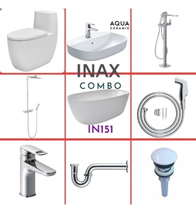 Combo thiết bị vệ sinh Inax IN151 S600 (9124)