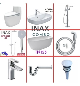 Combo thiết bị vệ sinh Inax IN153 S600 (9122)
