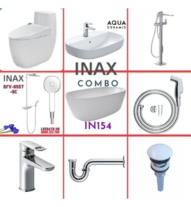 Combo thiết bị vệ sinh Inax IN154 S600 (9121)