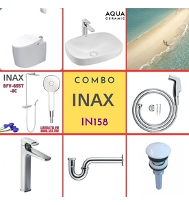 Combo thiết bị vệ sinh Inax IN158 S600 (7136)
