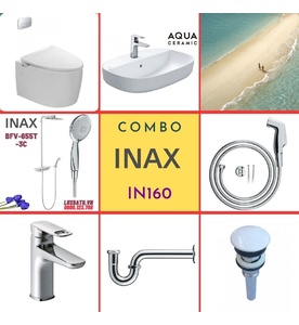 Combo thiết bị vệ sinh Inax IN160 S600 (7134)