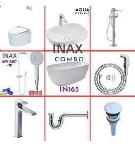 Combo thiết bị vệ sinh Inax IN165 S600 (9118)