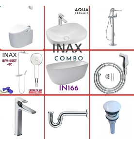 Combo thiết bị vệ sinh Inax IN166 S600 (9117)