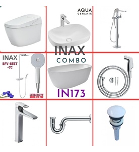 Combo thiết bị vệ sinh Inax IN173 S600 (9112)