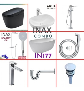 Combo thiết bị vệ sinh Inax IN177 S600 (9110)