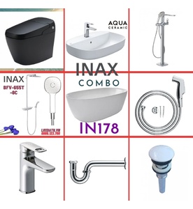 Combo thiết bị vệ sinh Inax IN178 S600 (9109)