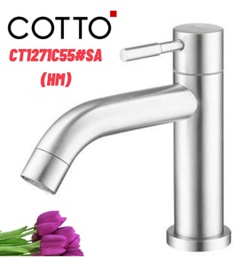 Vòi rửa mặt lavabo lạnh COTTO CT1271C55#SA(HM)