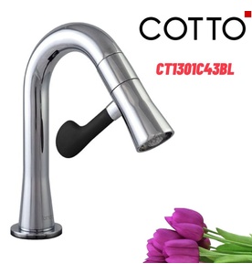 Vòi rửa mặt lavabo lạnh COTTO CT1301C43BL