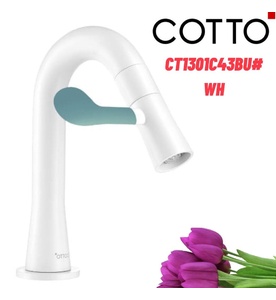 Vòi rửa mặt lavabo lạnh COTTO CT1301C43BU#WH