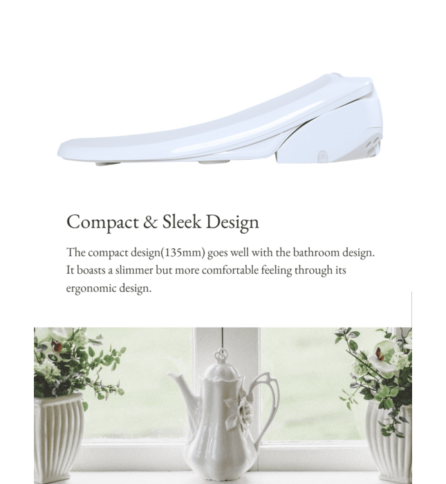 Nắp bồn cầu điện tử Hàn Quốc Trevi ALB-5805