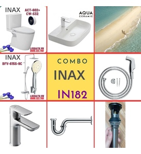Combo thiết bị vệ sinh Inax IN182 S24 (7125)