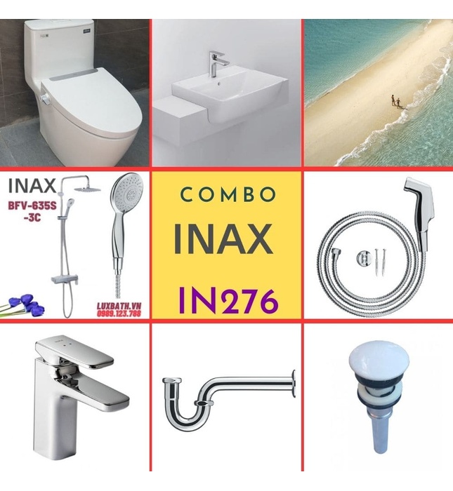 Combo thiết bị vệ sinh Inax IN276 S24 (7023)