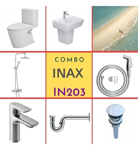 Combo thiết bị vệ sinh Inax IN203 S24 (7094)